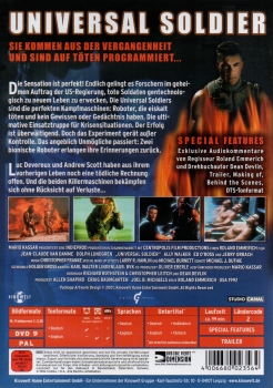 Universal Soldier - Sie kommen aus der Vergangenheit und sind auf Töten programmiert... - (Uncut) - (Zweitauflage) - Einzel-DVD - Neu & OVP